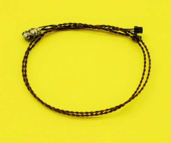 1 x 2 Rot zu Blau wechselnde LED mit 15 cm Verbindungskabel